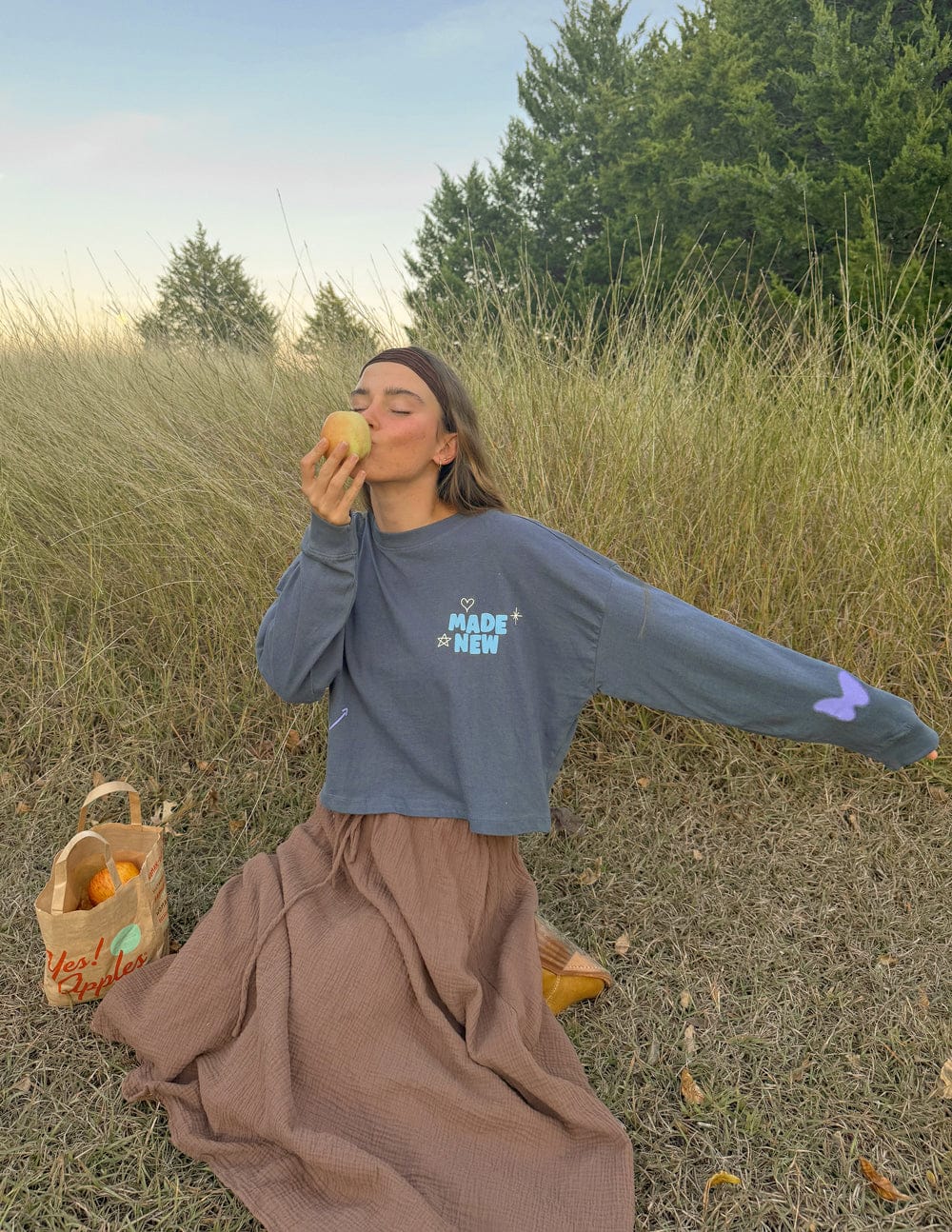 Made New Cropped LS Women's Tee - A-1 Thread Vault