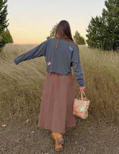 Made New Cropped LS Women's Tee - A-1 Thread Vault