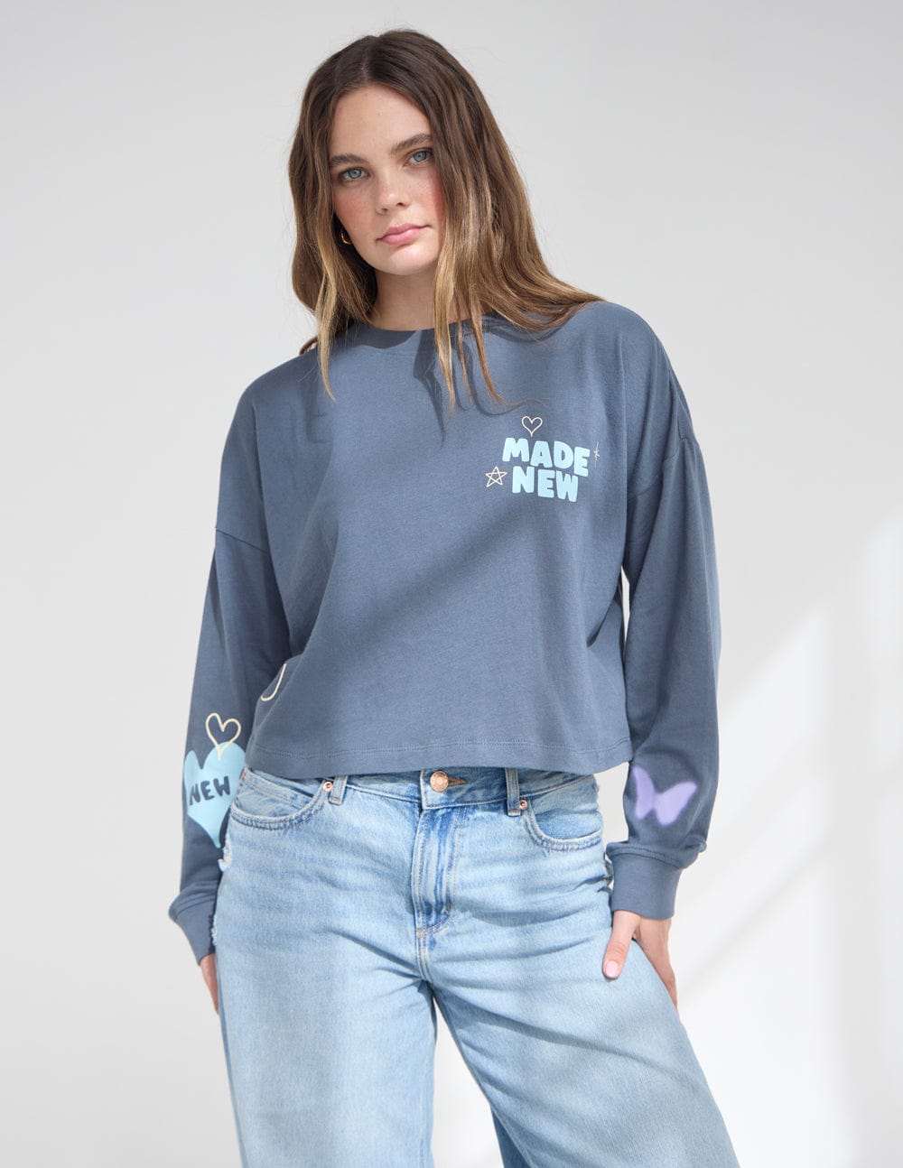 Made New Cropped LS Women's Tee - A-1 Thread Vault