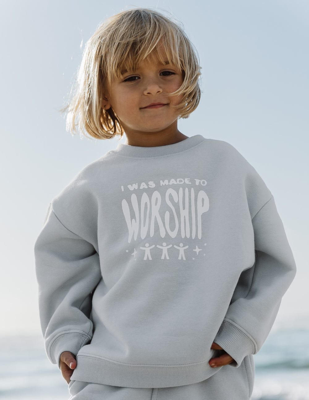 Made To Worship Kids Crewneck - A-1 Thread Vault