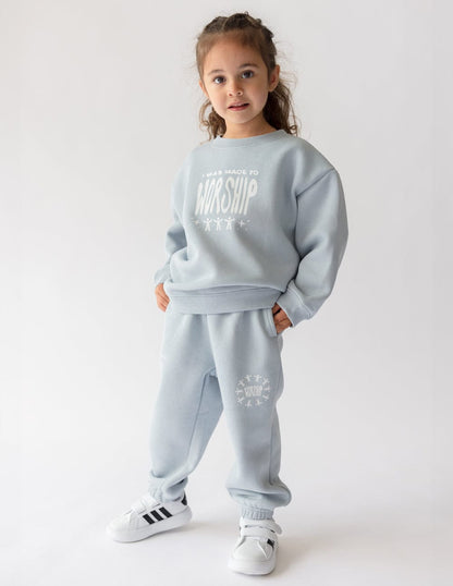 Made To Worship Kids Crewneck - A-1 Thread Vault