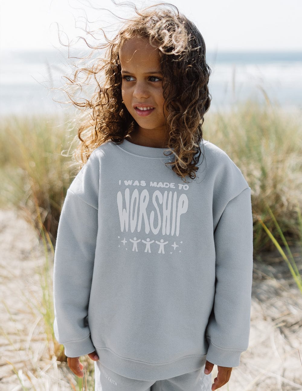 Made To Worship Kids Crewneck - A-1 Thread Vault