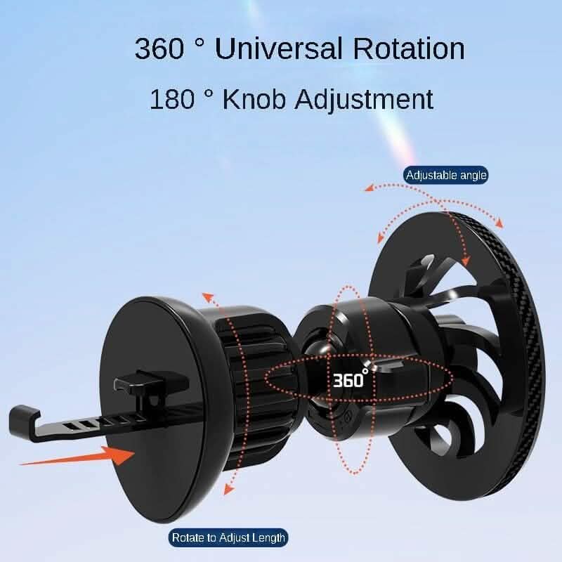 Magnetic Car Phone Holder Car Dashboard Air Vent Strong Magnetic Navigation Fixed Bracket - A-1 Thread Vault