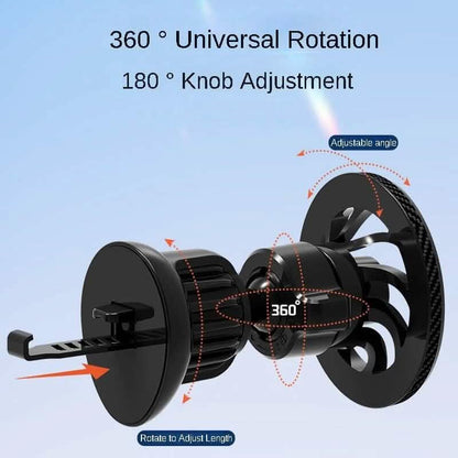 Magnetic Car Phone Holder Car Dashboard Air Vent Strong Magnetic Navigation Fixed Bracket - A-1 Thread Vault