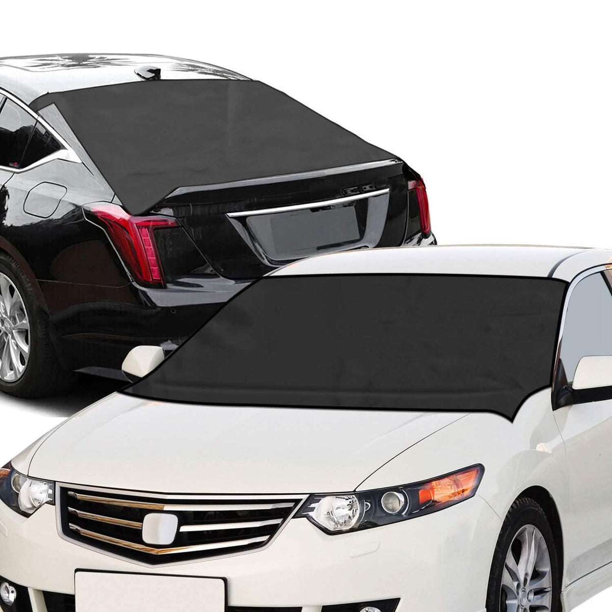 Magnetic Car Windshield Cover Front Rear Protector Fit for All Cars - A-1 Thread Vault