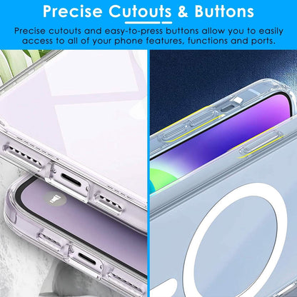 Magnetic Clear Phone Case Shockproof Transparent Phone Cover - A-1 Thread Vault