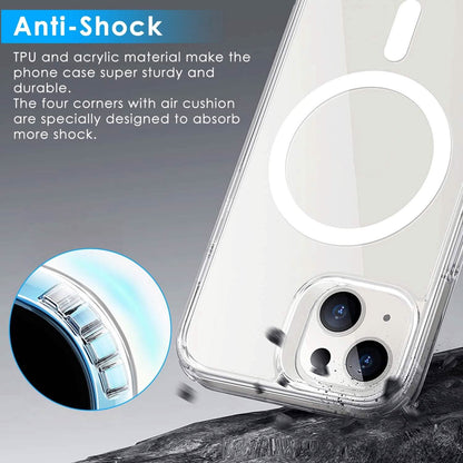 Magnetic Clear Phone Case Shockproof Transparent Phone Cover - A-1 Thread Vault