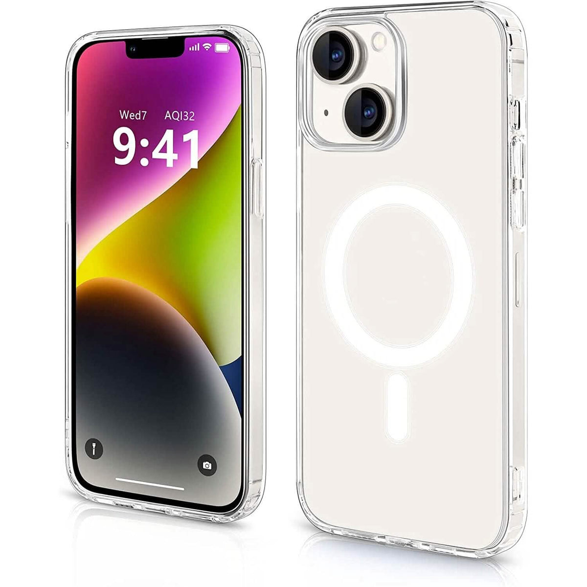 Magnetic Clear Phone Case Shockproof Transparent Phone Cover - A-1 Thread Vault