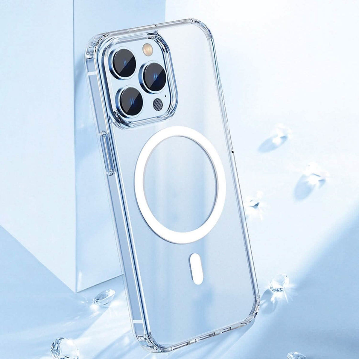 Magnetic Clear Phone Case Shockproof Transparent Phone Cover - A-1 Thread Vault