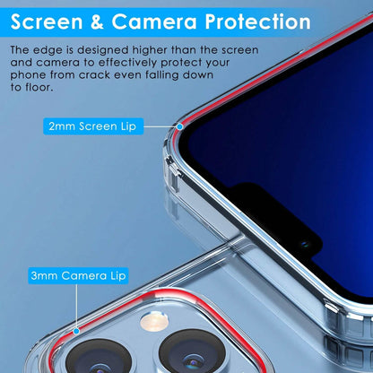 Magnetic Clear Phone Case Shockproof Transparent Phone Cover - A-1 Thread Vault