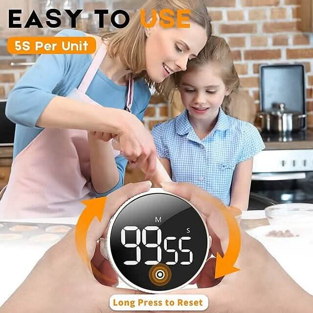 Magnetic Kitchen LED Digital Timer - A-1 Thread Vault