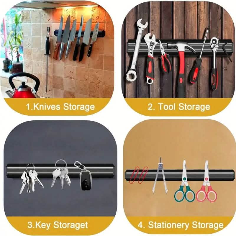 Magnetic Knife Holder for Kitchen Wall - A-1 Thread Vault