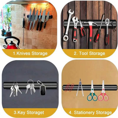 Magnetic Knife Holder for Kitchen Wall - A-1 Thread Vault