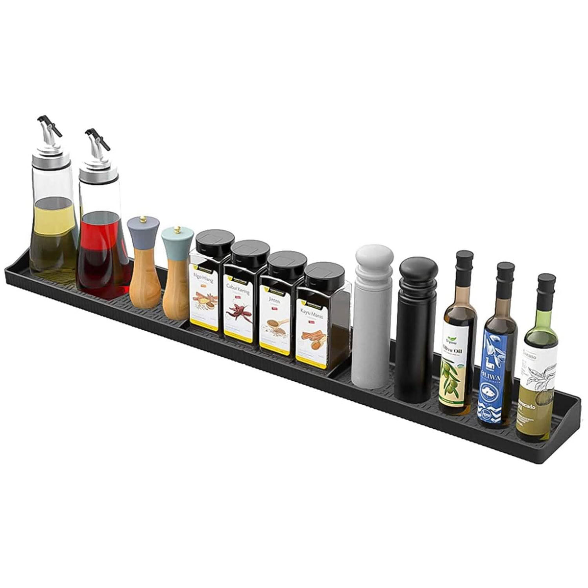 Magnetic Stove Top Shelf Silicone Non-Slip Organizer - A-1 Thread Vault
