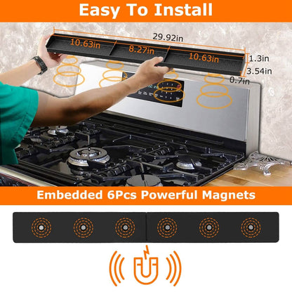 Magnetic Stove Top Shelf Silicone Non-Slip Organizer - A-1 Thread Vault