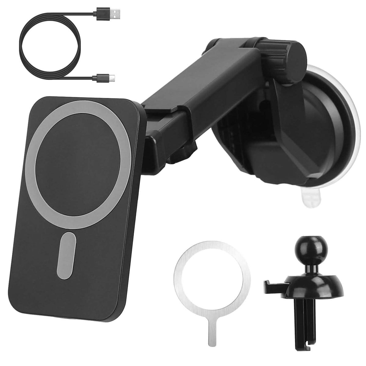Magnetic Wireless Charger MagSafe Car Phone Mount Air Vent Holder - A-1 Thread Vault