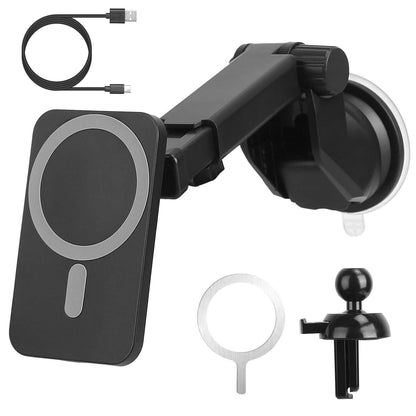 Magnetic Wireless Charger MagSafe Car Phone Mount Air Vent Holder - A-1 Thread Vault