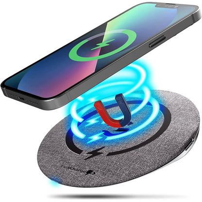 Magnetic Wireless Charger MagSafe-Compatible Desktop Pad with 15W Fast Charging - A-1 Thread Vault