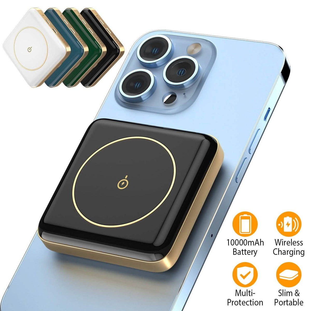 Magnetic Wireless Power Bank 10000mAh Magnetic Portable Charger Magsafe - A-1 Thread Vault