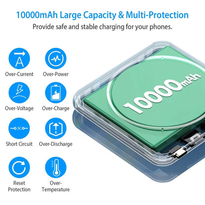 Magnetic Wireless Power Bank 10000mAh Magnetic Portable Charger Magsafe - A-1 Thread Vault