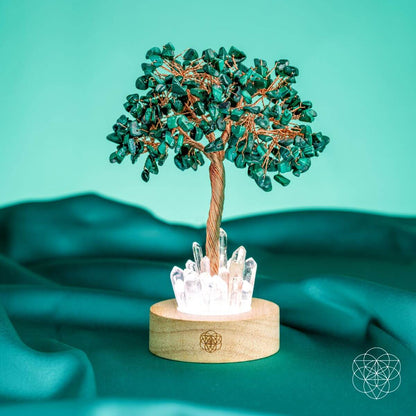 Unwind - Malachite Tree Lamp - A-1 Thread Vault