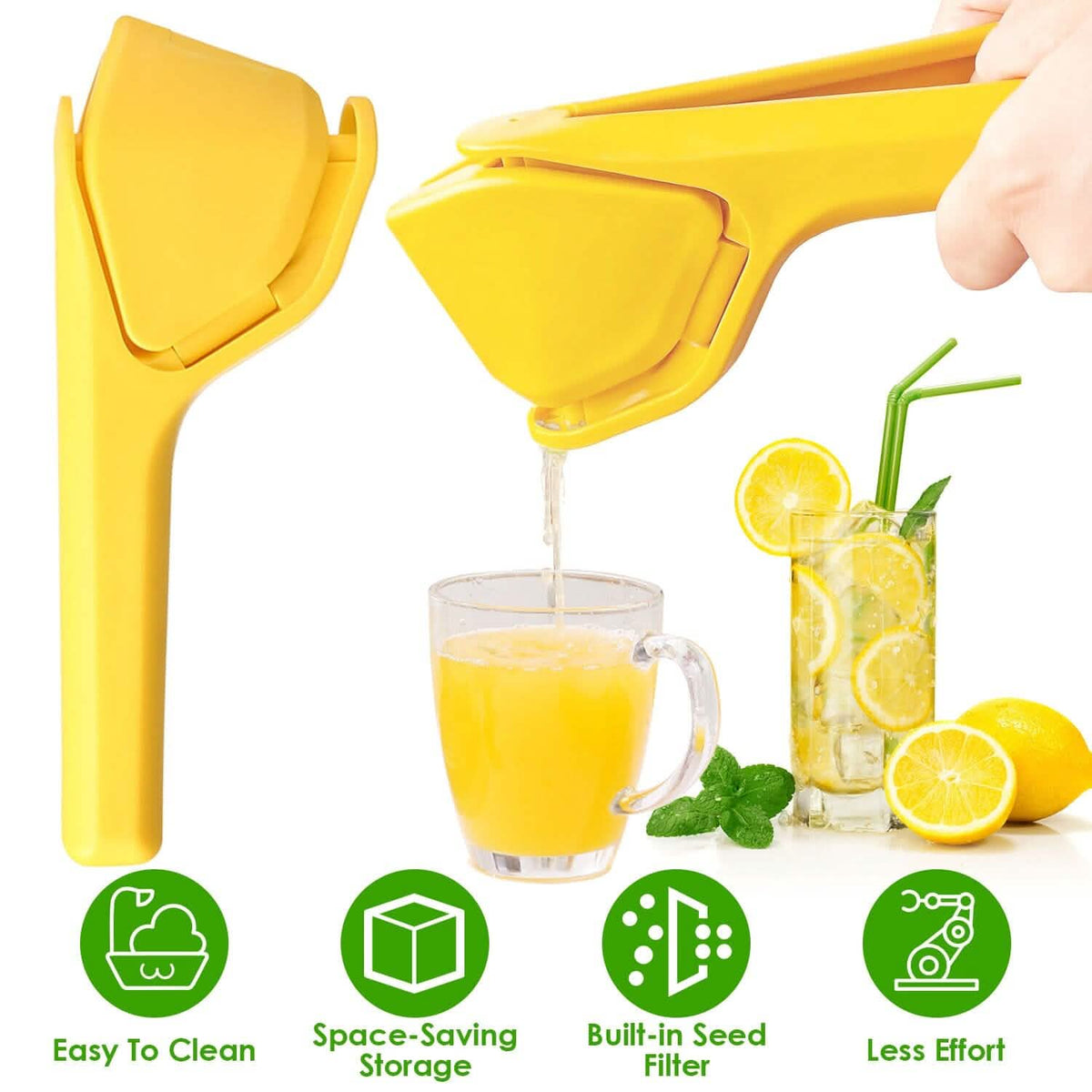 Manual Lemon Squeezer Fold Flat Design - A-1 Thread Vault