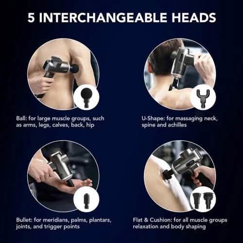 Massage Gun Deep Tissue Percussion Muscle Massager for Pain Relief - A-1 Thread Vault