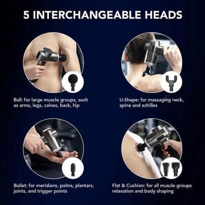 Massage Gun Deep Tissue Percussion Muscle Massager for Pain Relief - A-1 Thread Vault