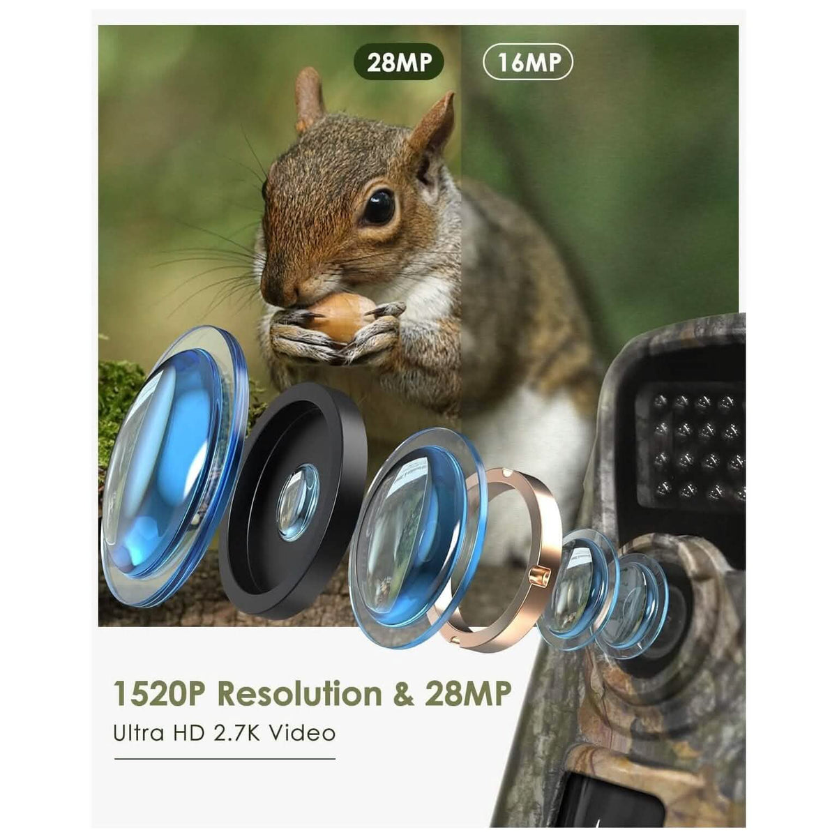 MAXDONE Trail Camera Hunting Camera Game (Refurbished) - A-1 Thread Vault