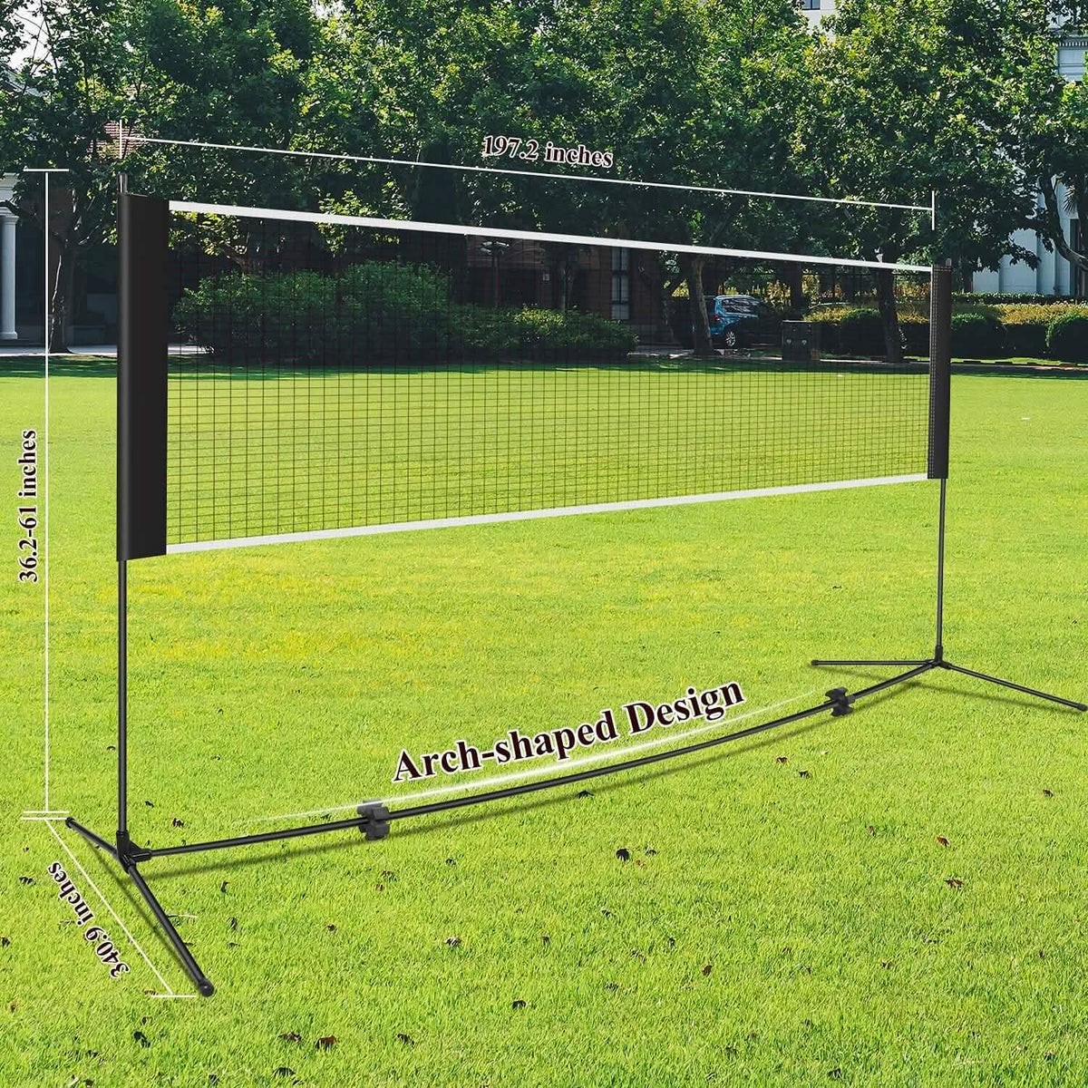 Maxkare 14Ft. Badminton Net Set - A-1 Thread Vault