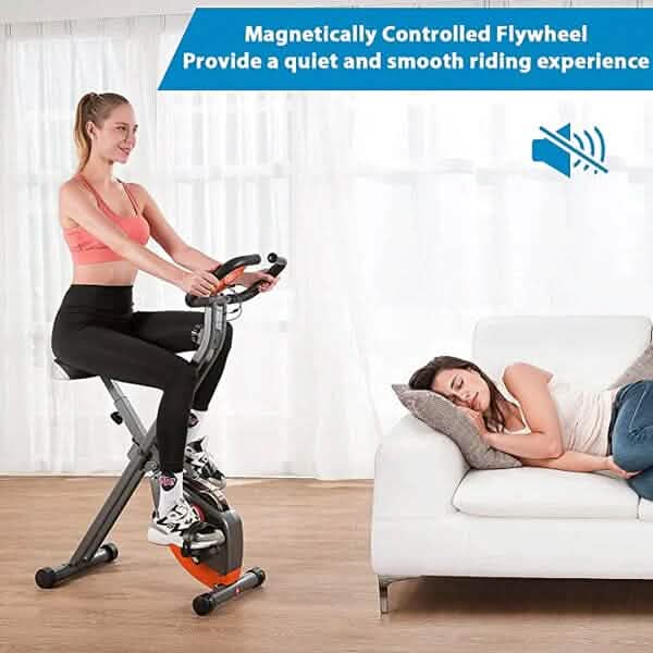 Maxkare MK-4012 Exercise Bike with Arm Resistance Bands - A-1 Thread Vault