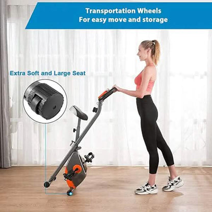 Maxkare MK-4012 Exercise Bike with Arm Resistance Bands - A-1 Thread Vault