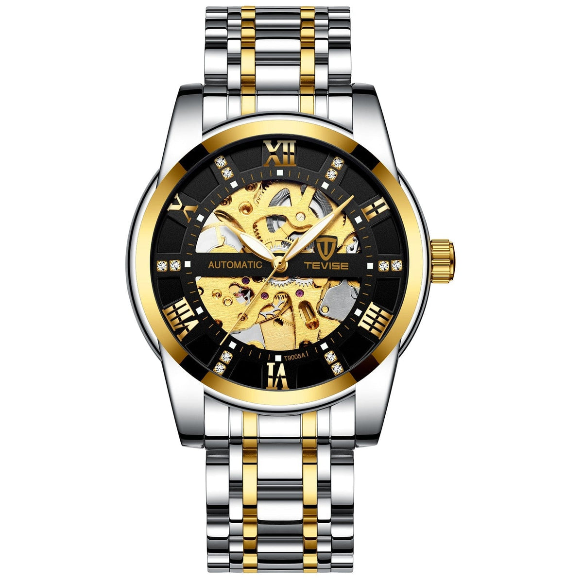 Mechanical Watch With A Hollowed-out Steel Bracelet - A-1 Thread Vault