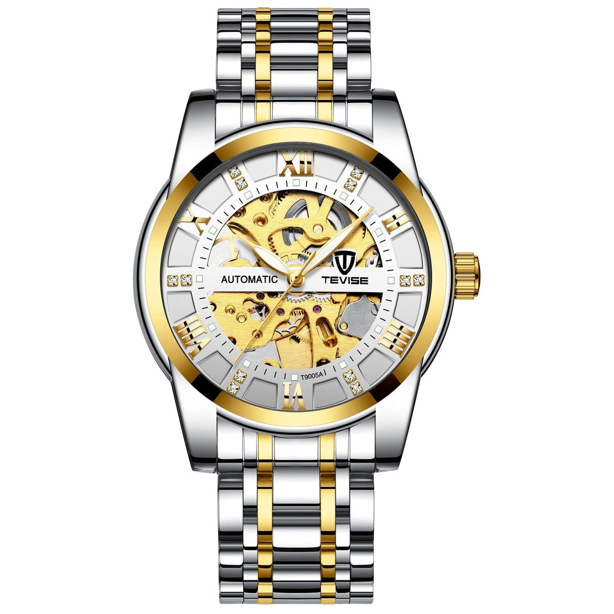Mechanical Watch With A Hollowed-out Steel Bracelet - A-1 Thread Vault