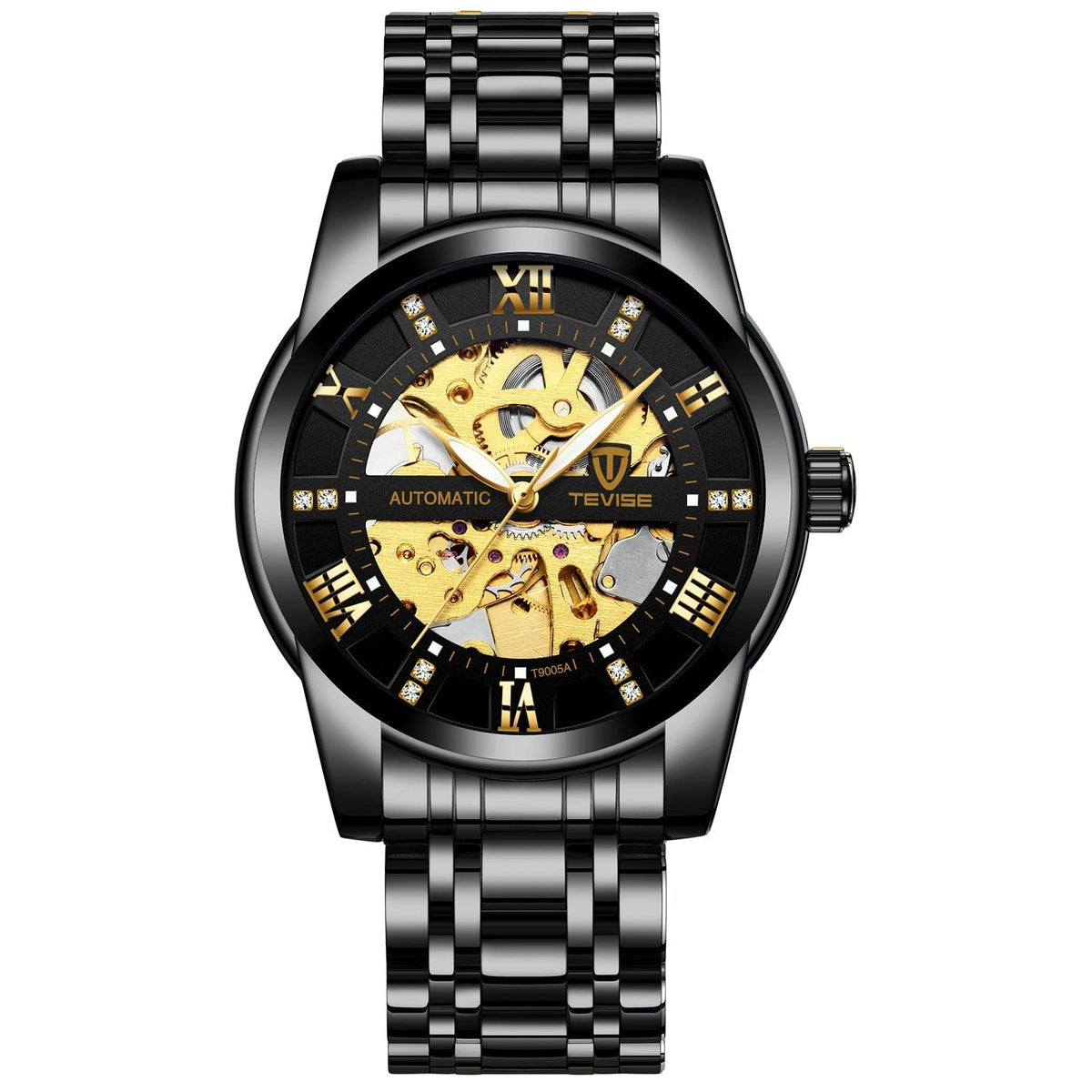 Mechanical Watch With A Hollowed-out Steel Bracelet - A-1 Thread Vault