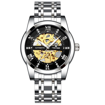Mechanical Watch With A Hollowed-out Steel Bracelet - A-1 Thread Vault