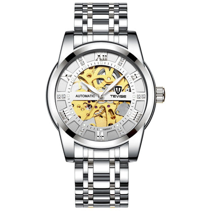 Mechanical Watch With A Hollowed-out Steel Bracelet - A-1 Thread Vault