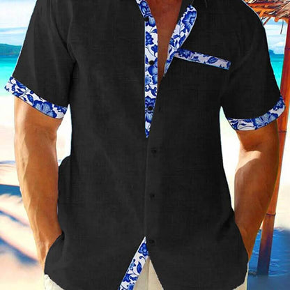 Men Casual Shirt Button Down Short Sleeve - A-1 Thread Vault