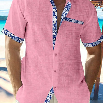 Men Casual Shirt Button Down Short Sleeve - A-1 Thread Vault