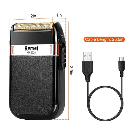 Men Rechargeable Cordless Beard Trimmer Grooming Kit - A-1 Thread Vault