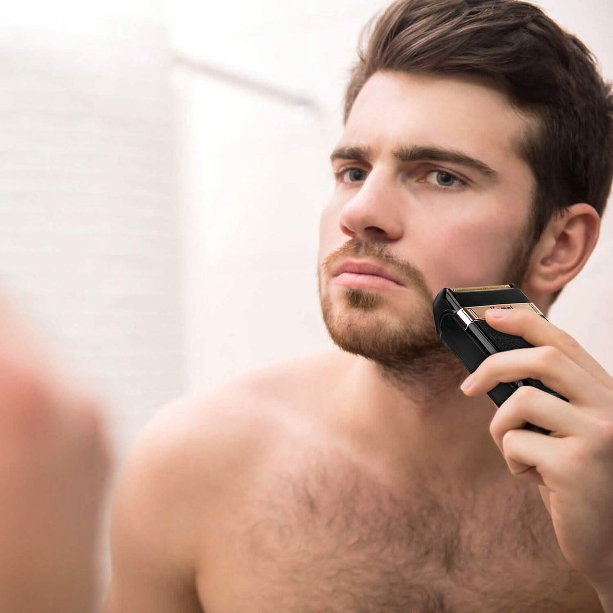 Men Rechargeable Cordless Beard Trimmer Grooming Kit - A-1 Thread Vault