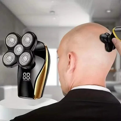 Men's Cordless Rechargeable Wet/Dry Shaver with LED Display - A-1 Thread Vault