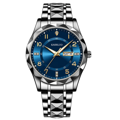 Men's Dual Calendar Fashion Waterproof Luminous Quartz Watch - A-1 Thread Vault