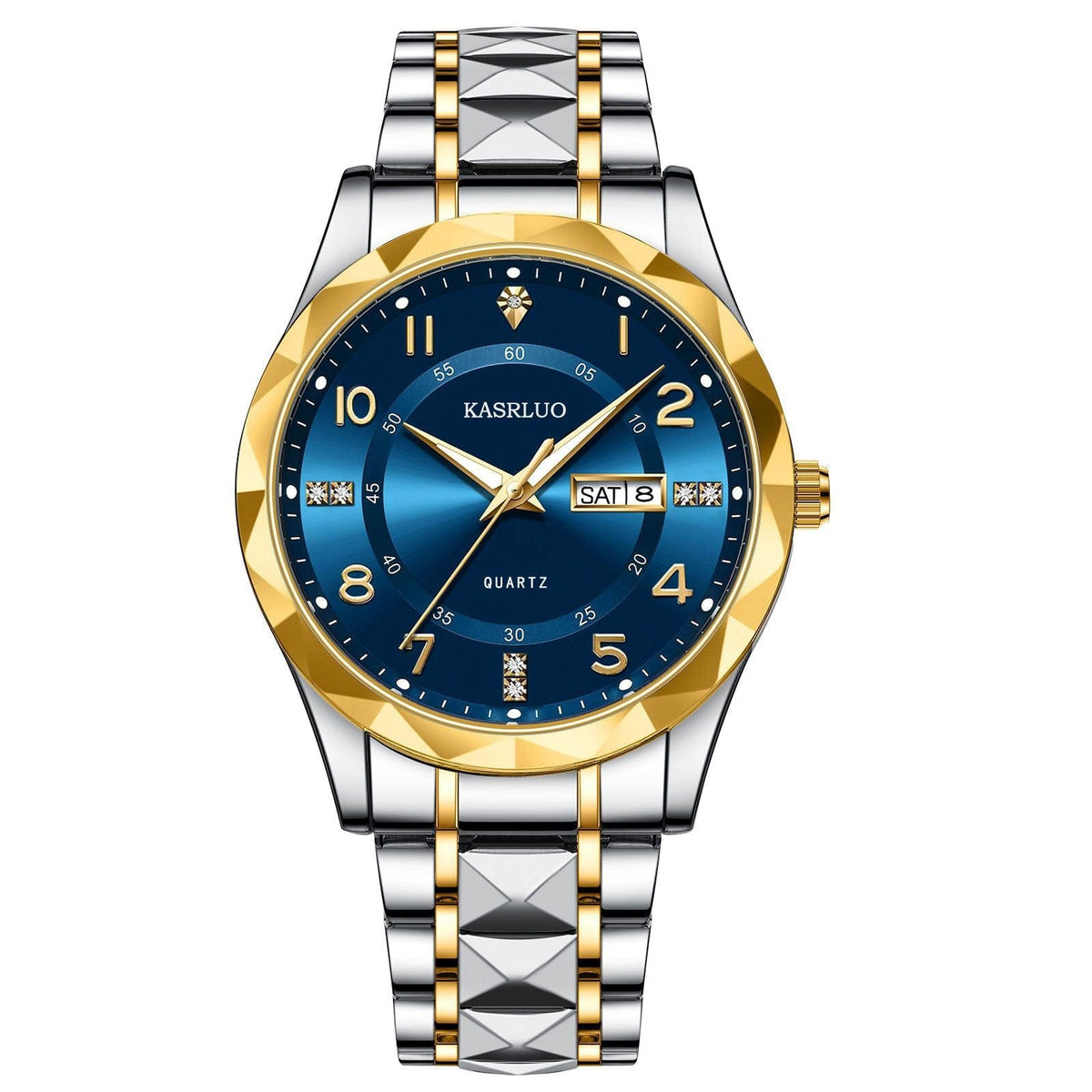 Men's Dual Calendar Fashion Waterproof Luminous Quartz Watch - A-1 Thread Vault