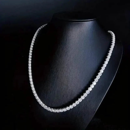 Men's Elegant Diamond Cubic Zirconia Necklace Chain - A-1 Thread Vault