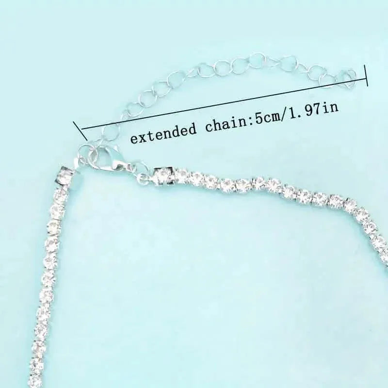 Men's Elegant Diamond Cubic Zirconia Necklace Chain - A-1 Thread Vault