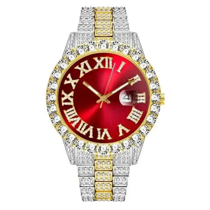 Men's Gypsophila Large Dial Waterproof Quartz Watch - A-1 Thread Vault