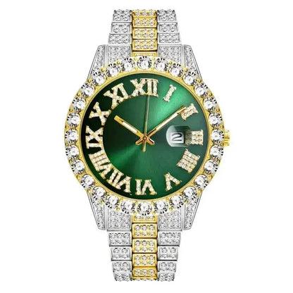 Men's Gypsophila Large Dial Waterproof Quartz Watch - A-1 Thread Vault