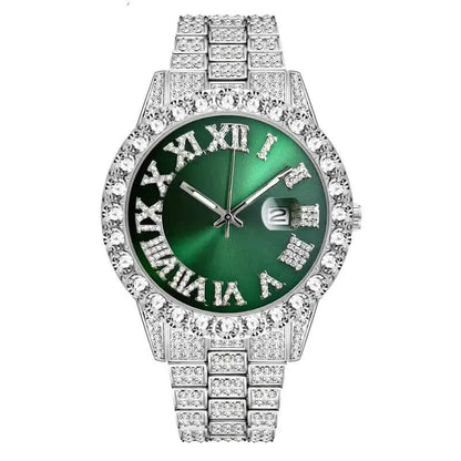 Men's Gypsophila Large Dial Waterproof Quartz Watch - A-1 Thread Vault