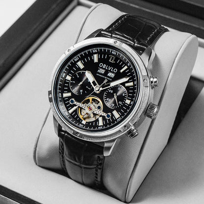 Men's Multi-functional Hollowed Fashion Watch - A-1 Thread Vault